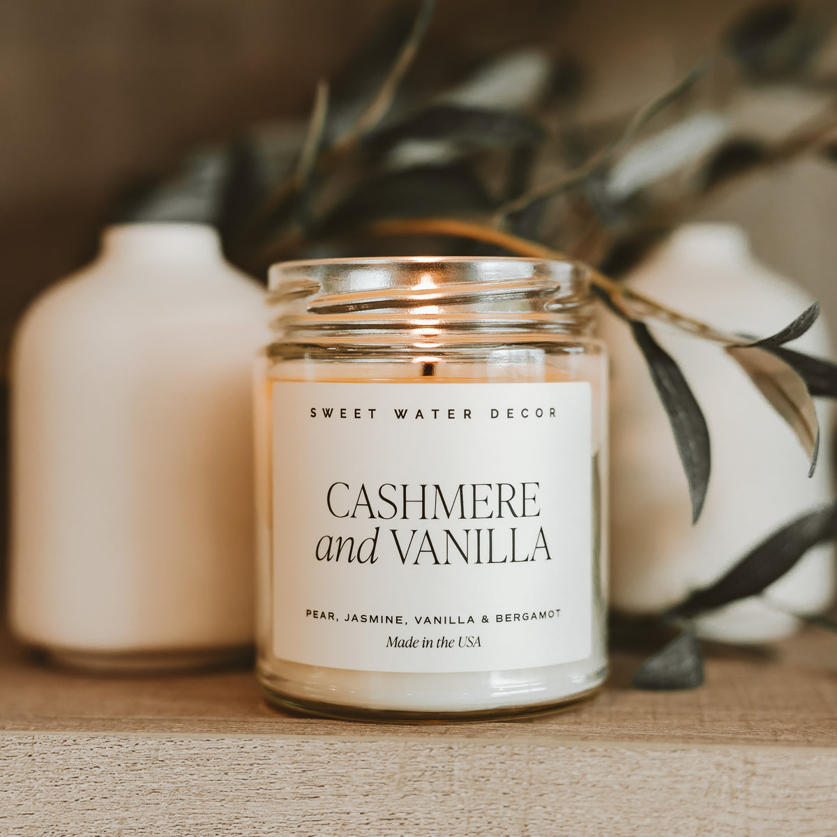 SWD Cashmere & Vanilla Soy Candle Thepennybug