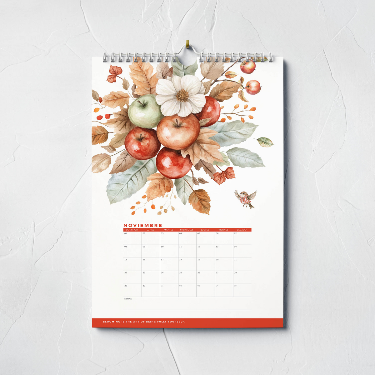 Thepennybug 2026 Wall Calendar - Blooming with Joy