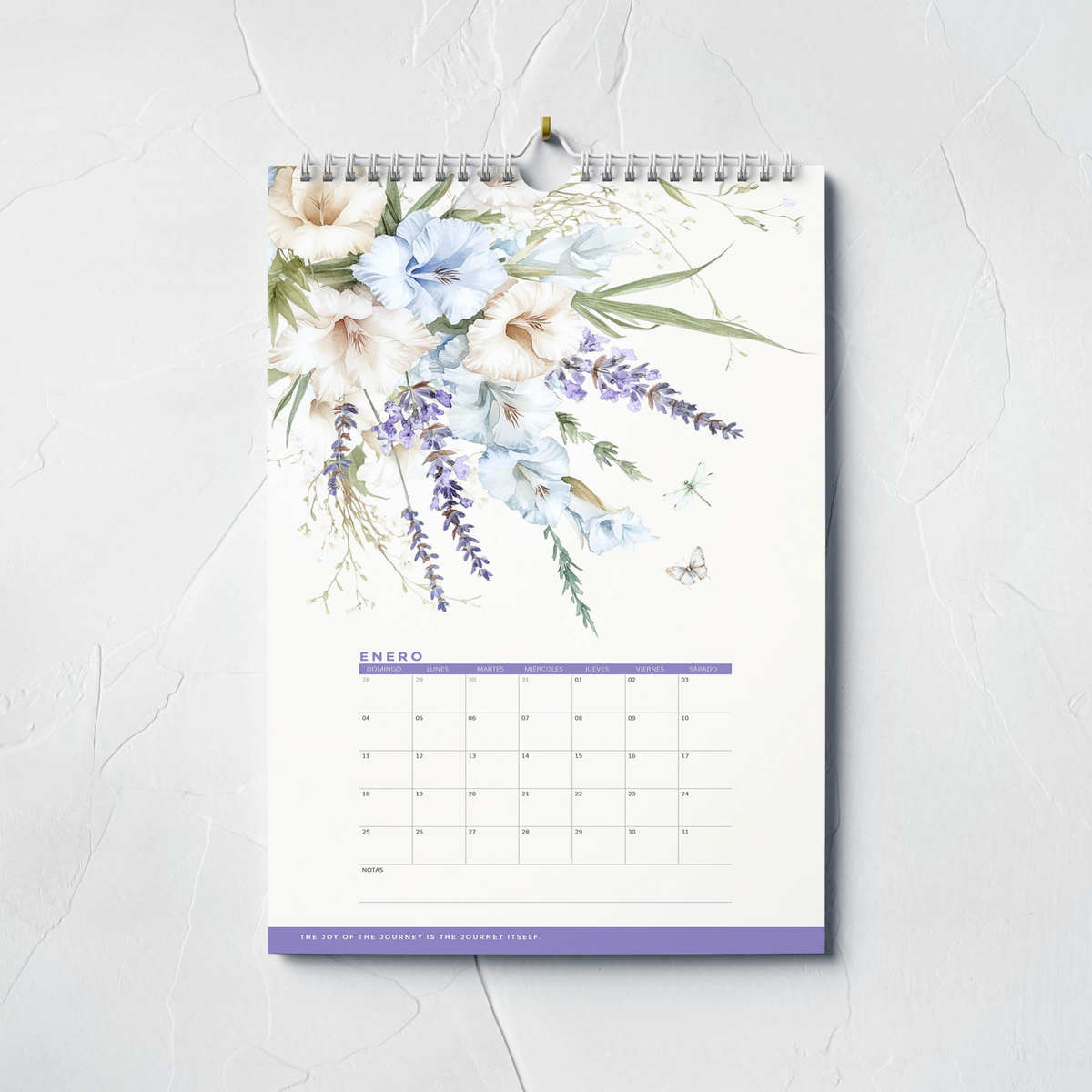 Thepennybug 2026 Wall Calendar - Blooming with Joy