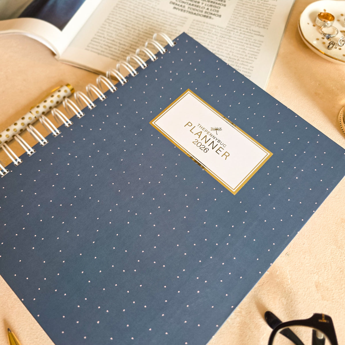 Thepennybug Planner 2026 - Midnight Focus