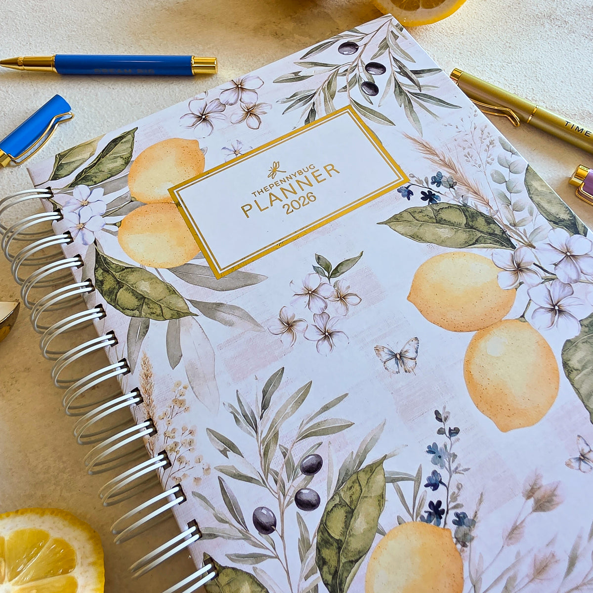 Thepennybug Planner 2026 - Limoncello Glow