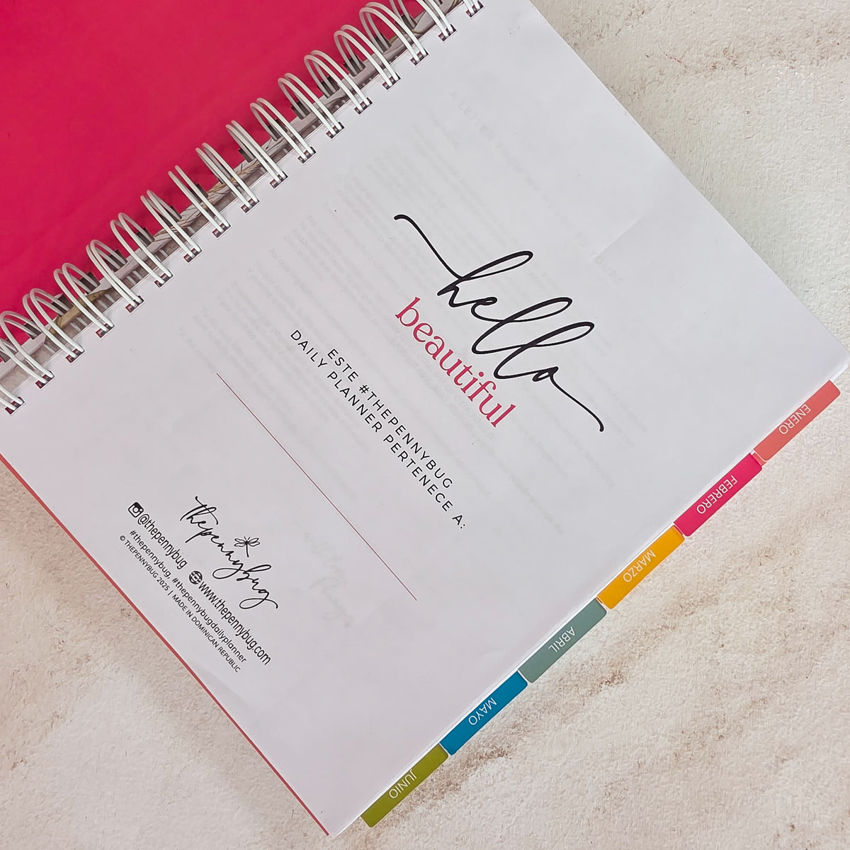 Thepennybug Daily Planner 2026 - Limoncello Glow