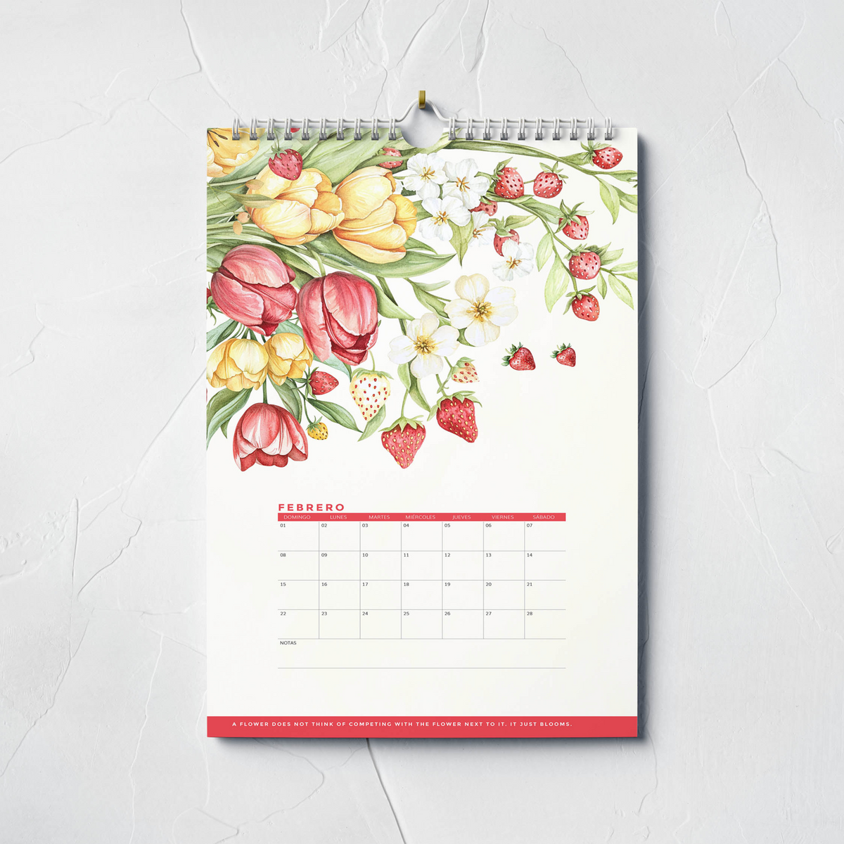 Thepennybug 2026 Wall Calendar - Blooming with Joy
