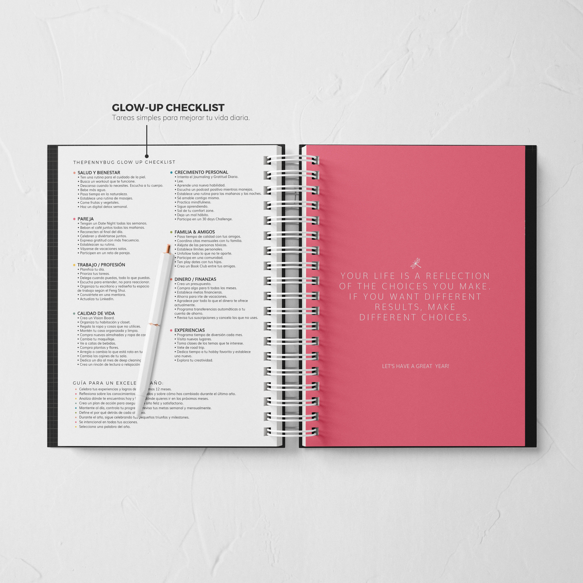 Thepennybug Planner 2025 - Olive Whisper