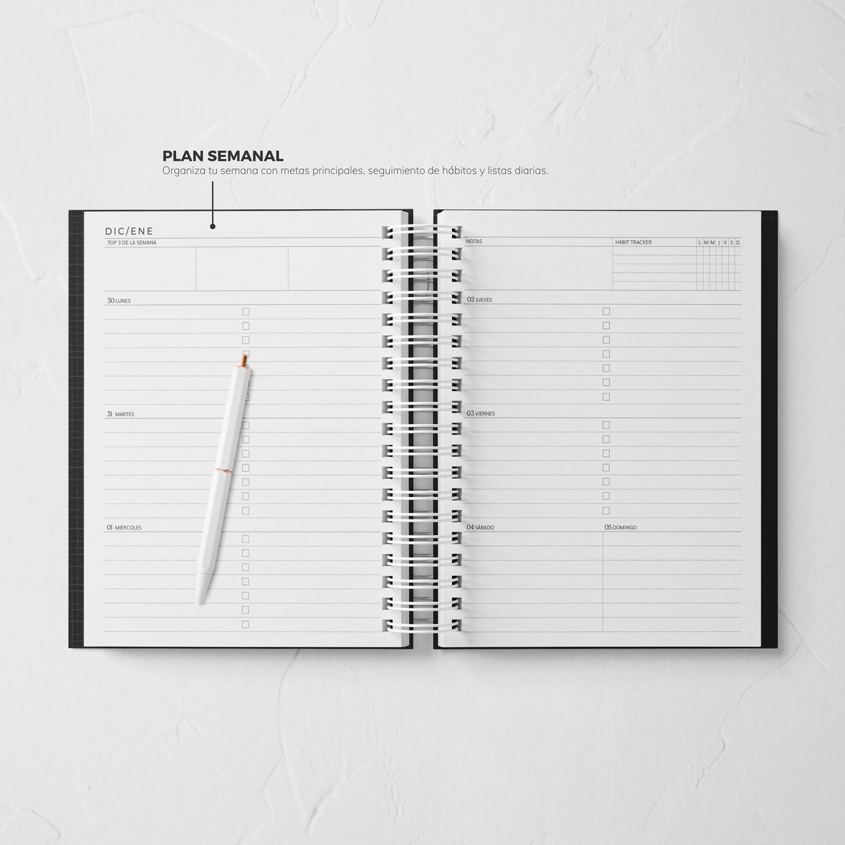 Thepennybug Planner 2025 - Olive Whisper