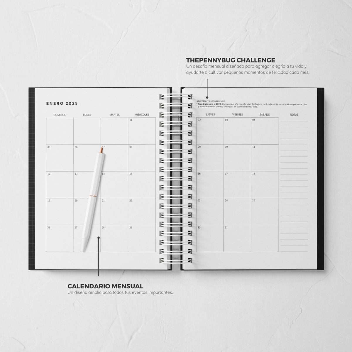 Thepennybug Planner 2025 - Olive Whisper