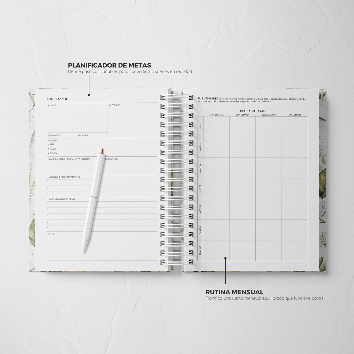 Thepennybug Daily Planner 2026 - Limoncello Glow