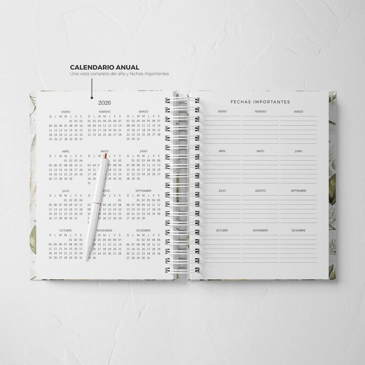 Thepennybug Daily Planner 2026 - Limoncello Glow