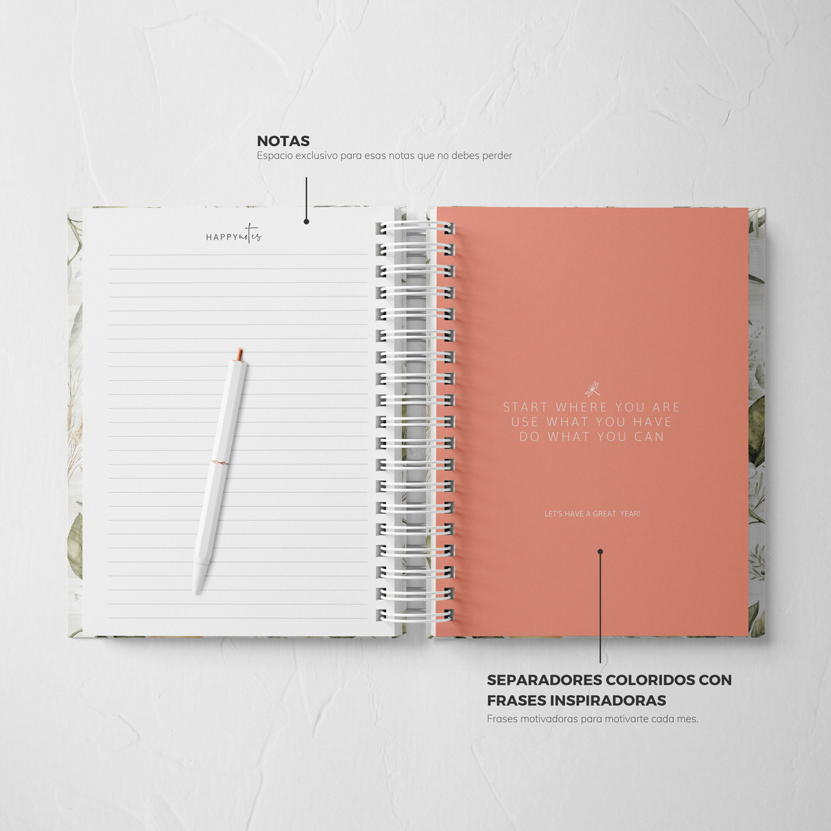 Thepennybug Daily Planner 2026 - Limoncello Glow