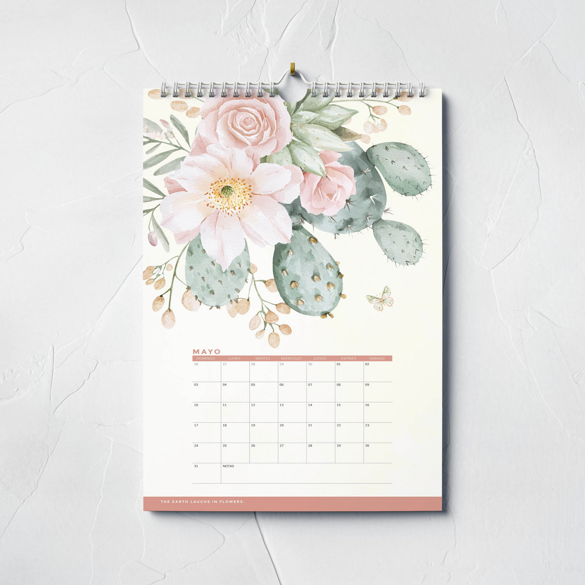 Thepennybug 2026 Wall Calendar - Blooming with Joy