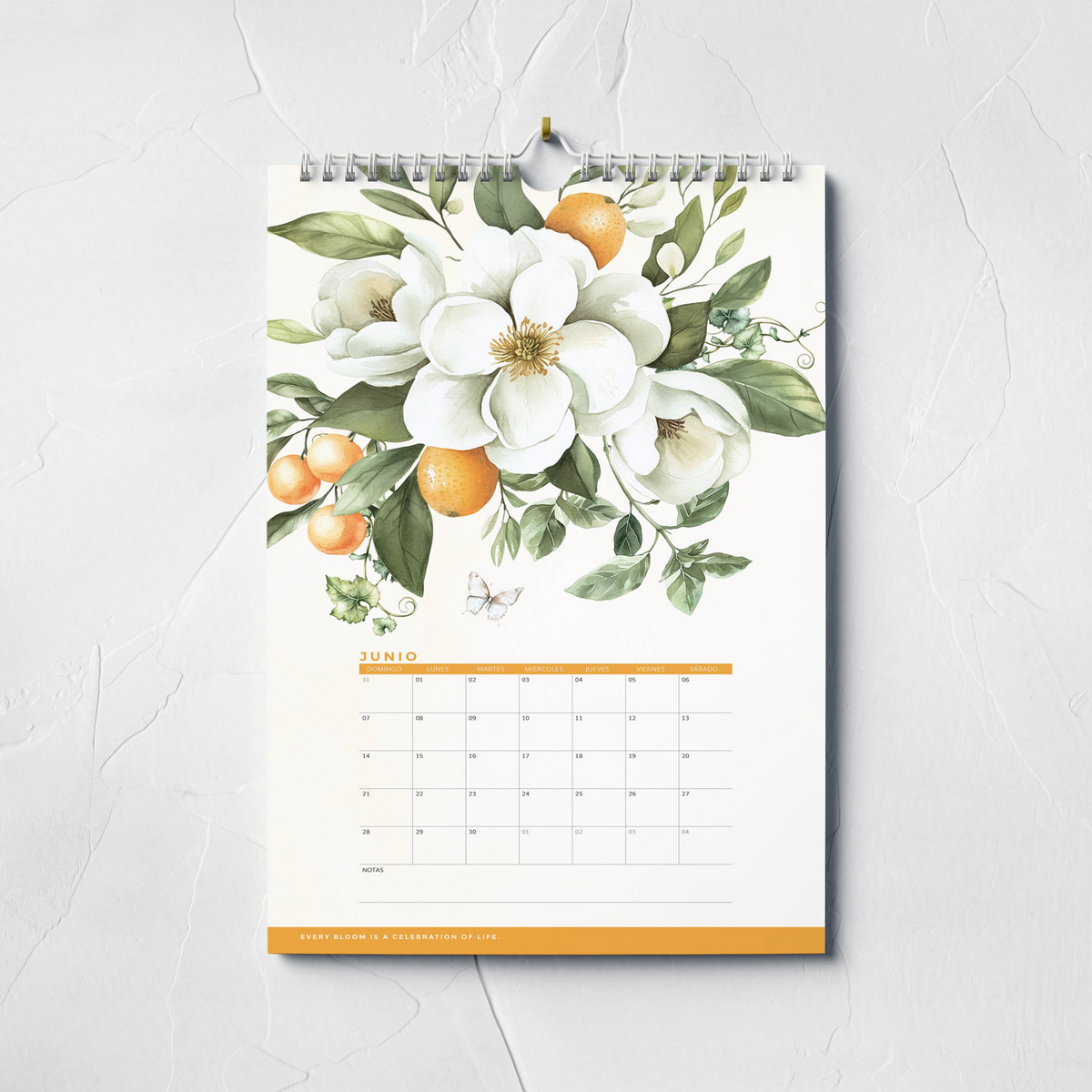 Thepennybug 2026 Wall Calendar - Blooming with Joy