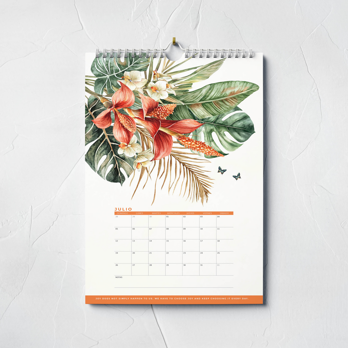 Thepennybug 2026 Wall Calendar - Blooming with Joy
