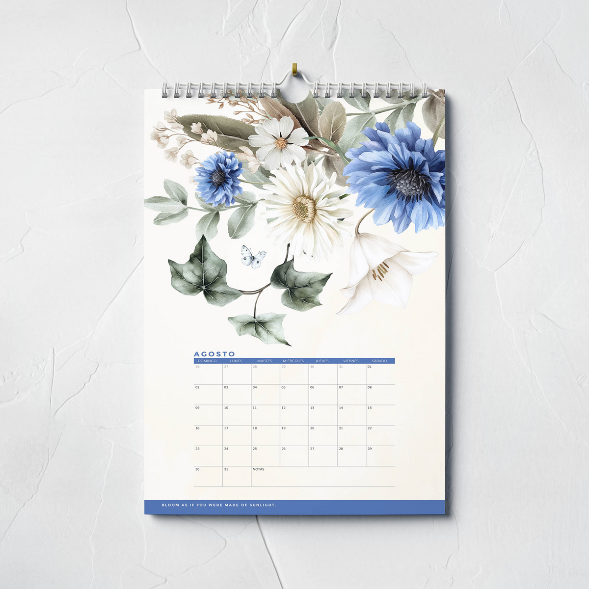 Thepennybug 2026 Wall Calendar - Blooming with Joy