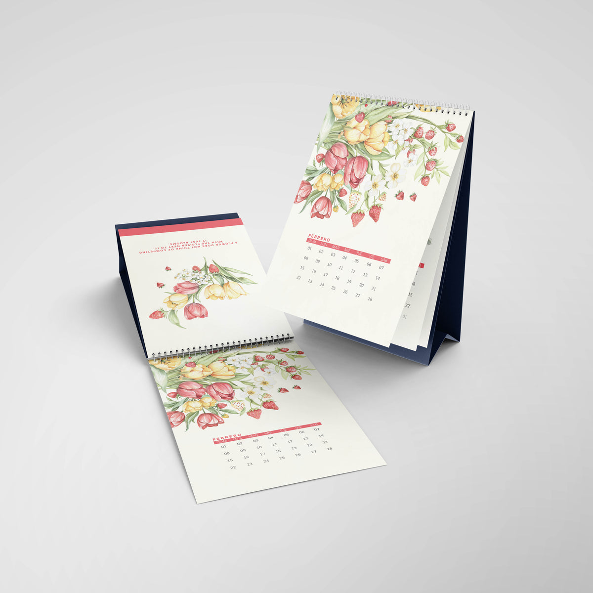 Thepennybug 2026 Desk Calendar - Blooming with Joy