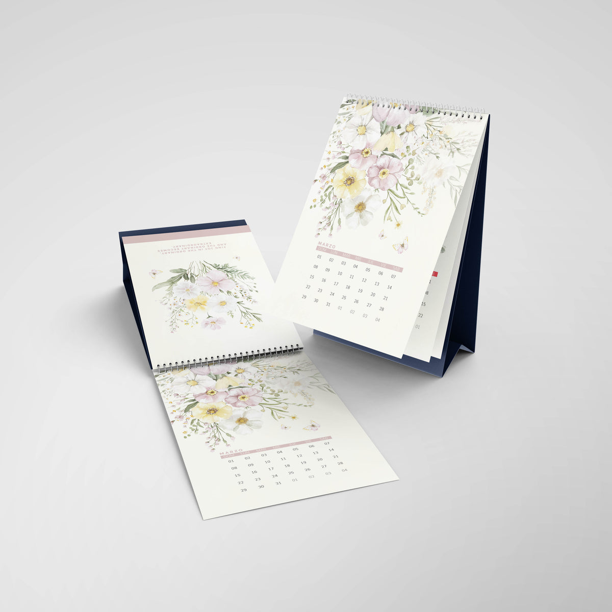 Thepennybug 2026 Desk Calendar - Blooming with Joy