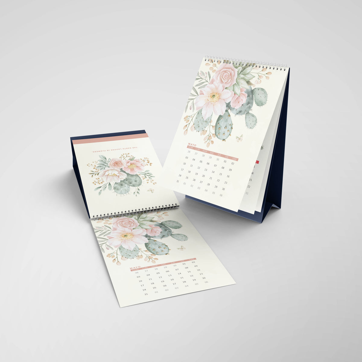 Thepennybug 2026 Desk Calendar - Blooming with Joy