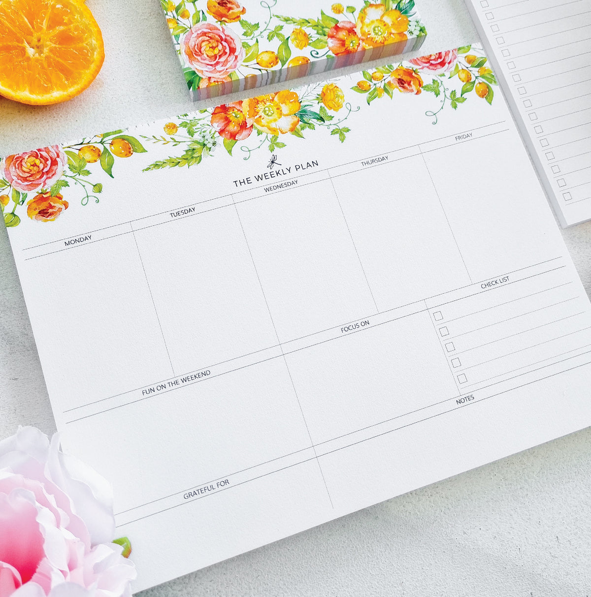 Thepennybug Notepad - The Weekly Plan
